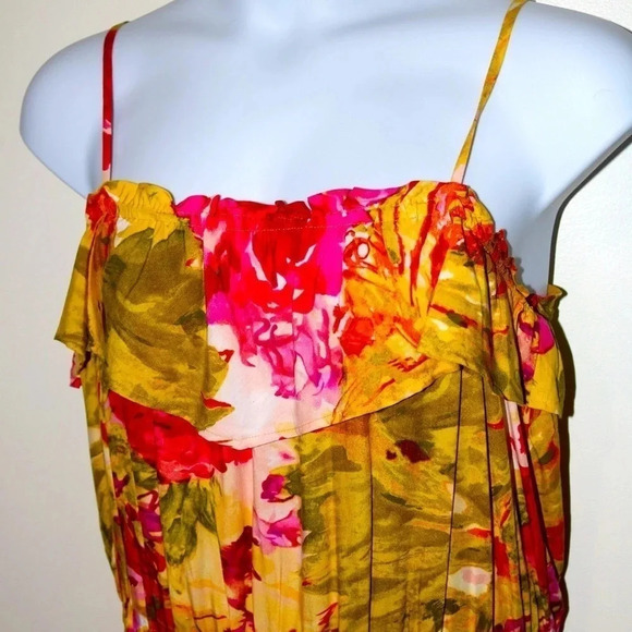 J Crew Factory Tropical Dress Size XL - Picture 2 of 7